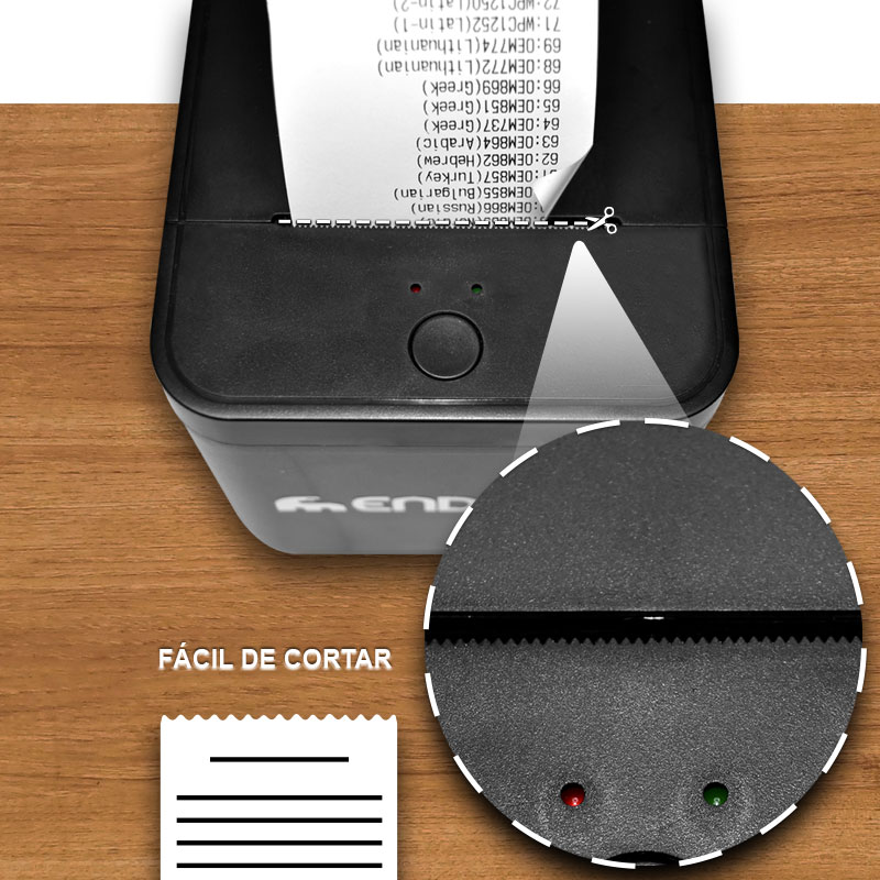 Impresora Térmica 58mm USB y Bluetooth - Imagen 4