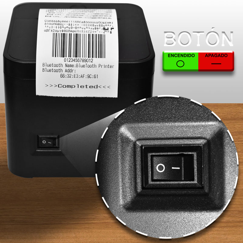 Impresora Térmica 58mm USB y Bluetooth - Imagen 5