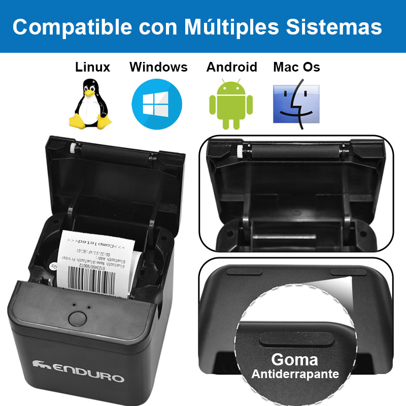 Impresora Térmica 58mm USB y Bluetooth - Imagen 6