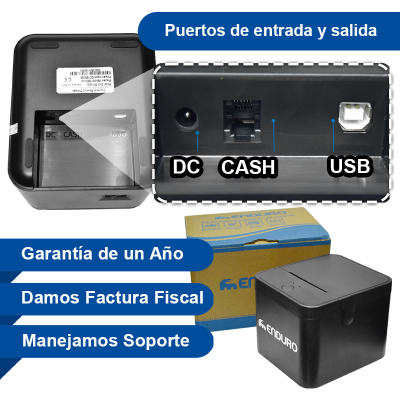Impresora Térmica 58mm USB y Bluetooth - Imagen 7