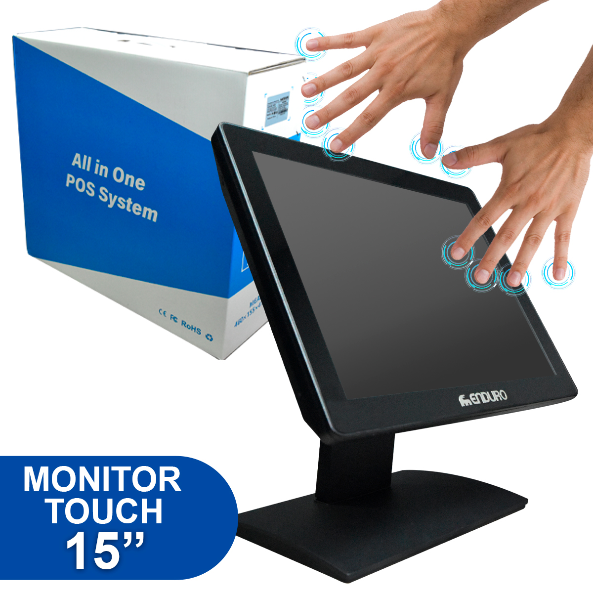 Terminal Pos Tactil 15 Punto De Venta Touchscreen Android - Imagen 4